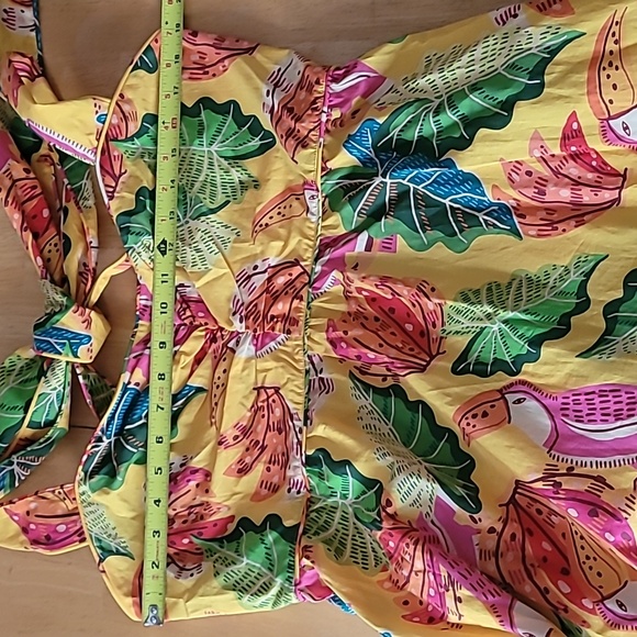 FARM RIO Beaks & Bananas Cotton Maxi Dress - Picture 9 of 12